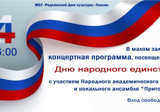 Концертная программа, посвященная Дню народного единства