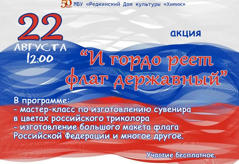 Акция "И гордо реет флаг державный"